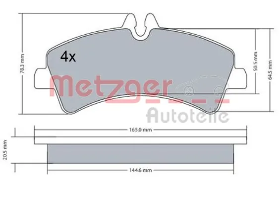 Brake Pad Set, disc brake